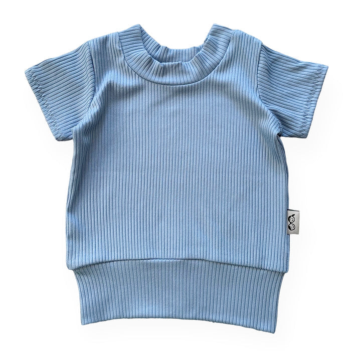 Chambray Ribbed Summer Lounge Set