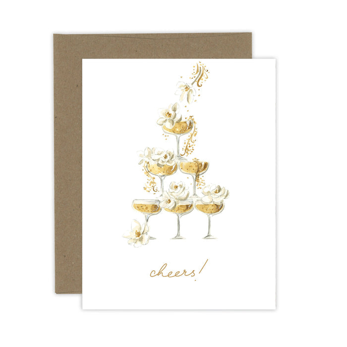 Champagne Cheers Card - Magnolia Lane co. Home + Garden + Gift