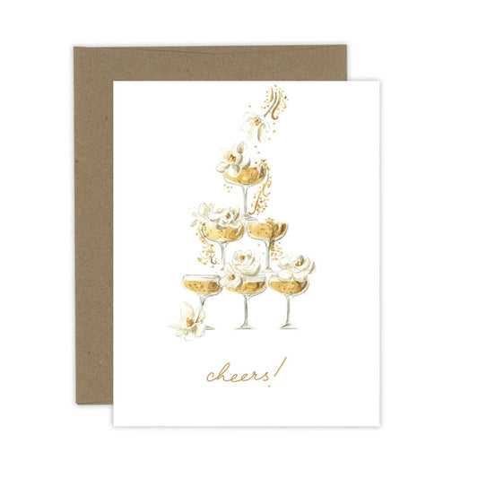Champagne Cheers Card - Magnolia Lane co. Home + Garden + Gift