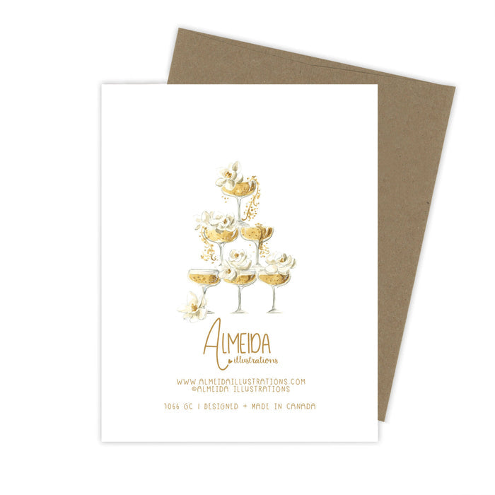 Champagne Cheers Card - Magnolia Lane co. Home + Garden + Gift
