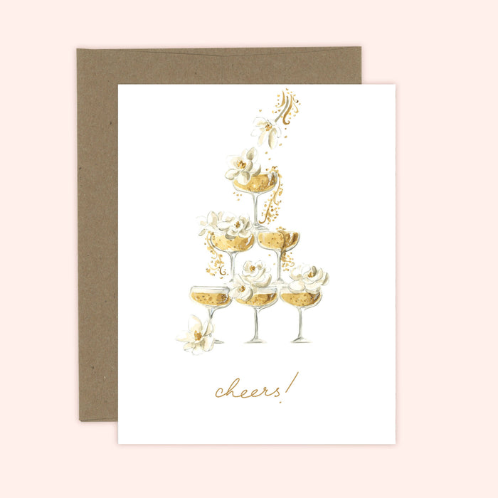 Champagne Cheers Card - Magnolia Lane co. Home + Garden + Gift