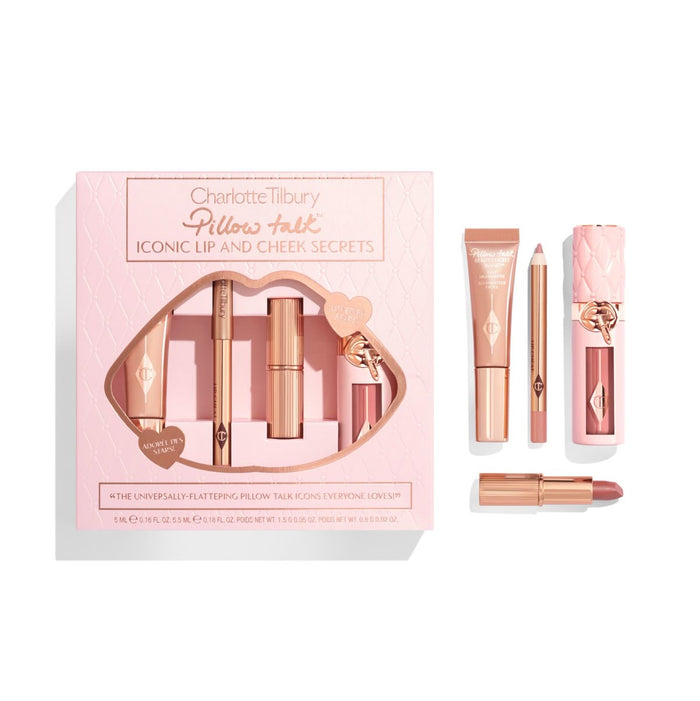 Charlotte Tilbury pillow talk iconic lip and cheek secrets kit