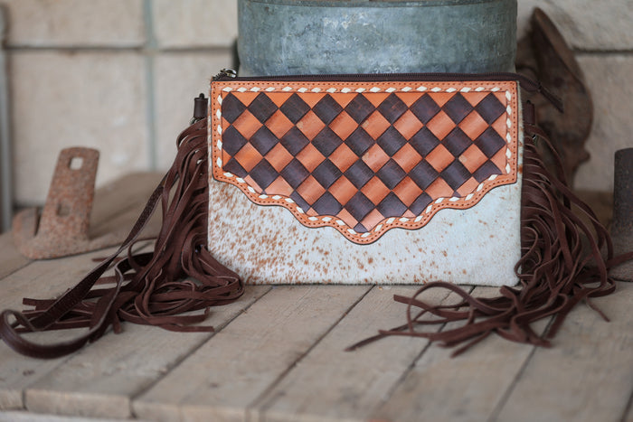 Checkered Crossbody