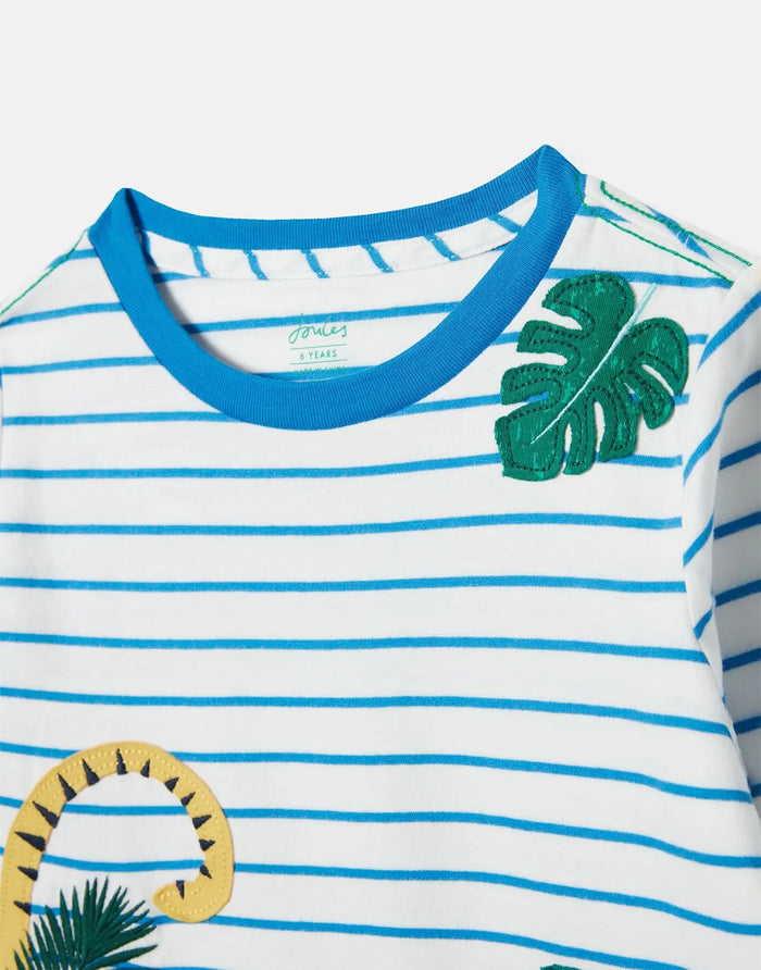 Chomp Long Sleeve Applique T-Shirt | Joules | Joules | Jenni Kidz