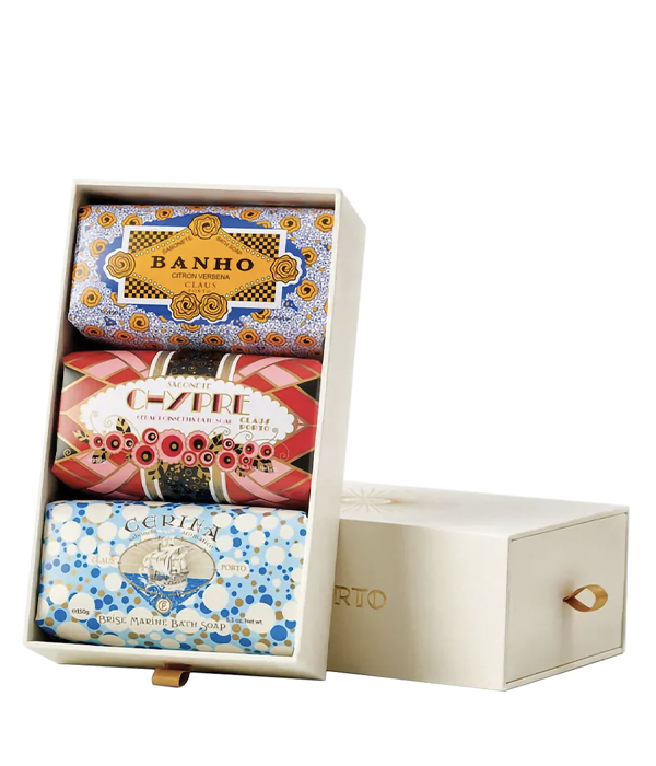 Claus Porto Banho, Chypre and Cerina 3.5 oz Bars