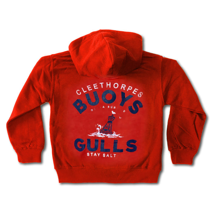 Cleethorpes Red Kids Hoody Buoys & Gulls