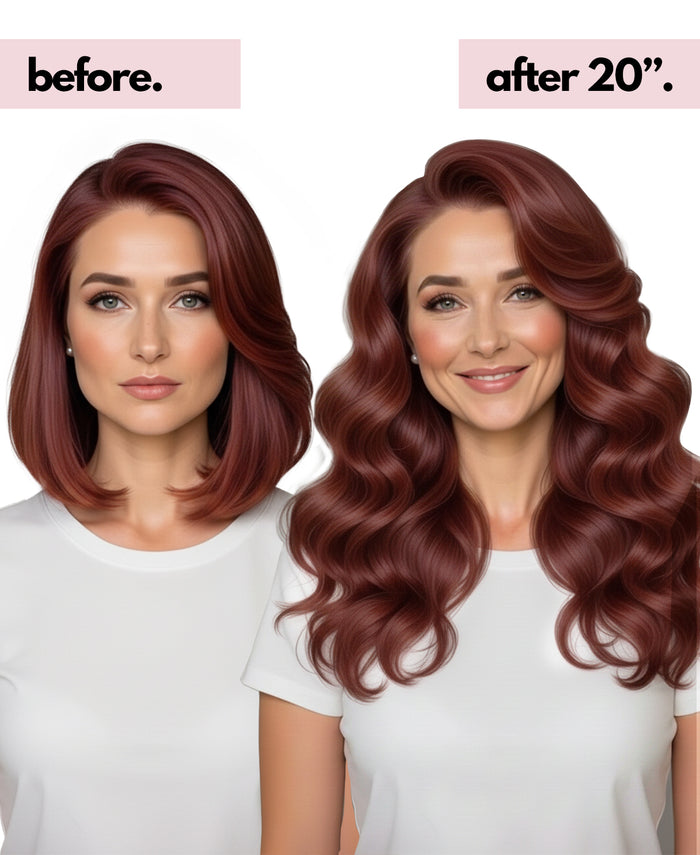 clip-in hair extensions auburn.