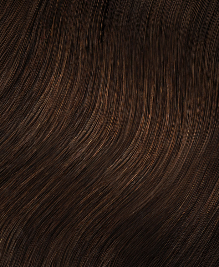 clip-in hair extensions chocolate brown.
