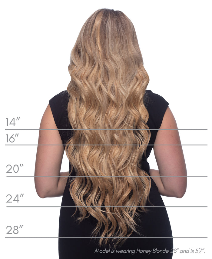 clip-in hair extensions ruby red.