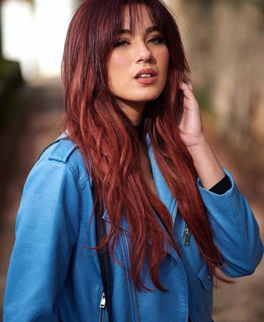 clip-in volumizer ruby red.