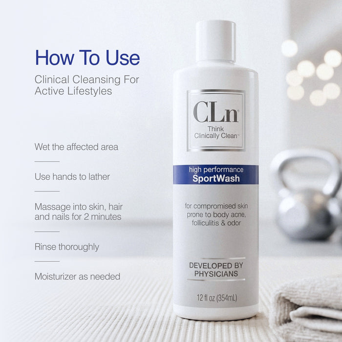 CLn SportWash 12oz 3-Pack Shop All Products CLn Skin Care