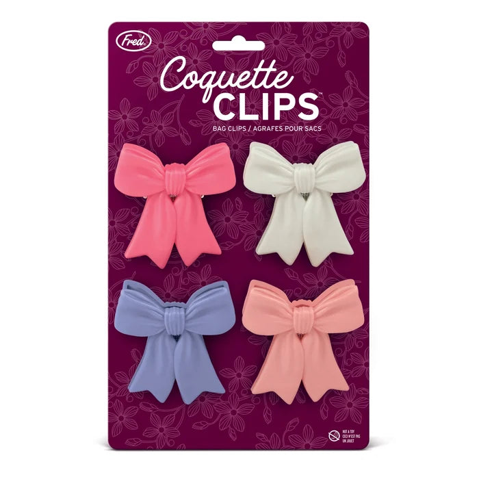 Coquette Bows - Bag Clips- Set of 4