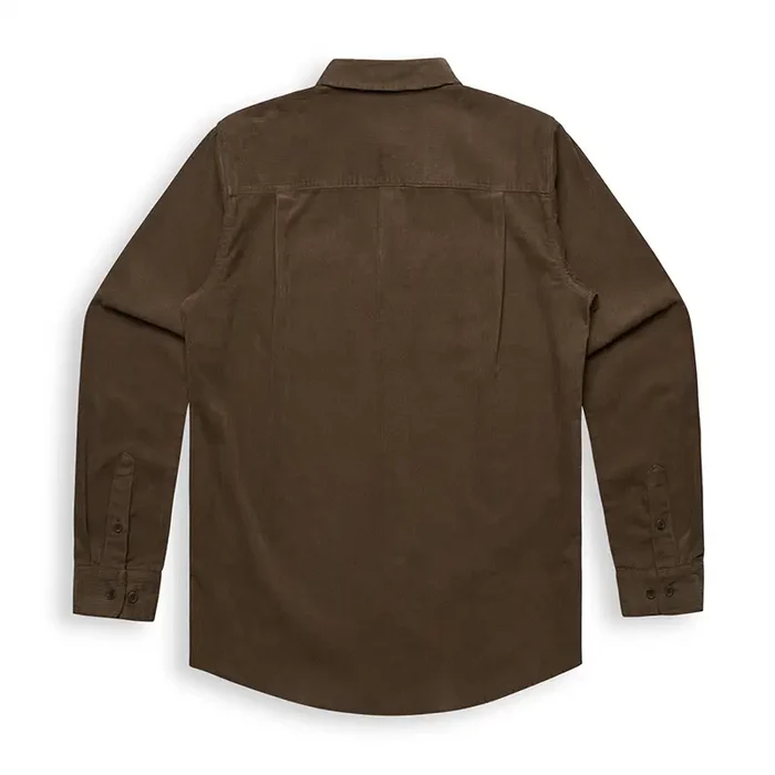 Mens Shirts 5419-Walnut Corduroy Shirt