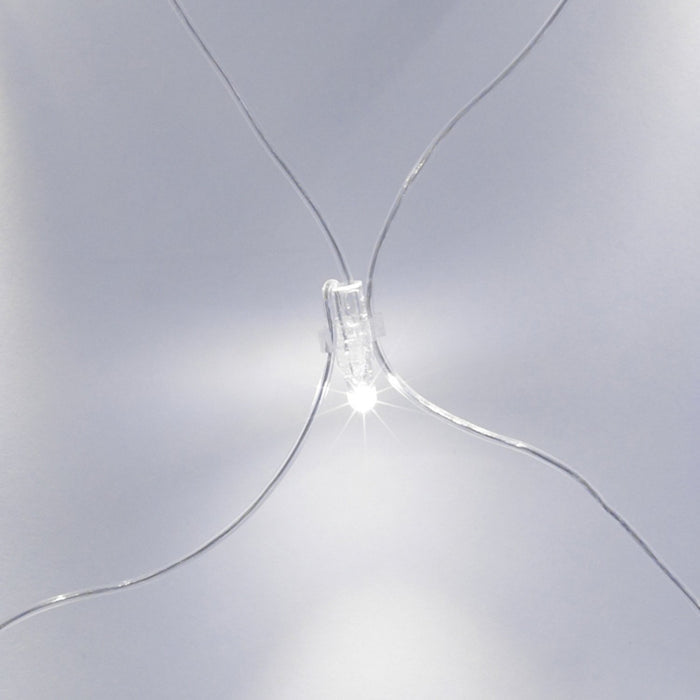 Core Connect 6m x 2m 420 White Connectable Net Lights Clear Cable