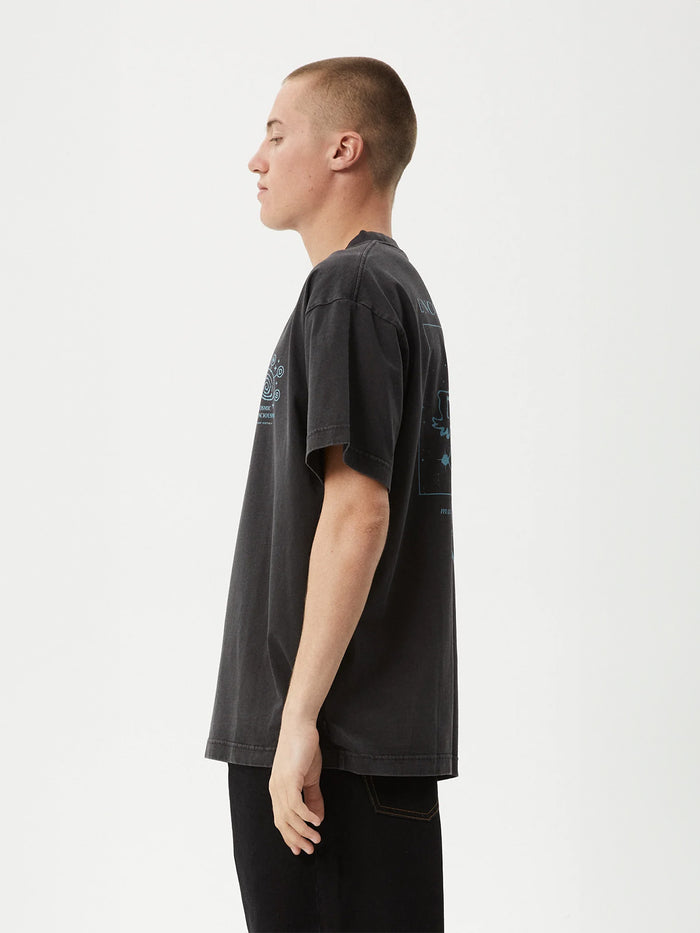 Cosmic Con - Recycled Heavy Weight Boxy Fit Tee | Stone Black-Image 3