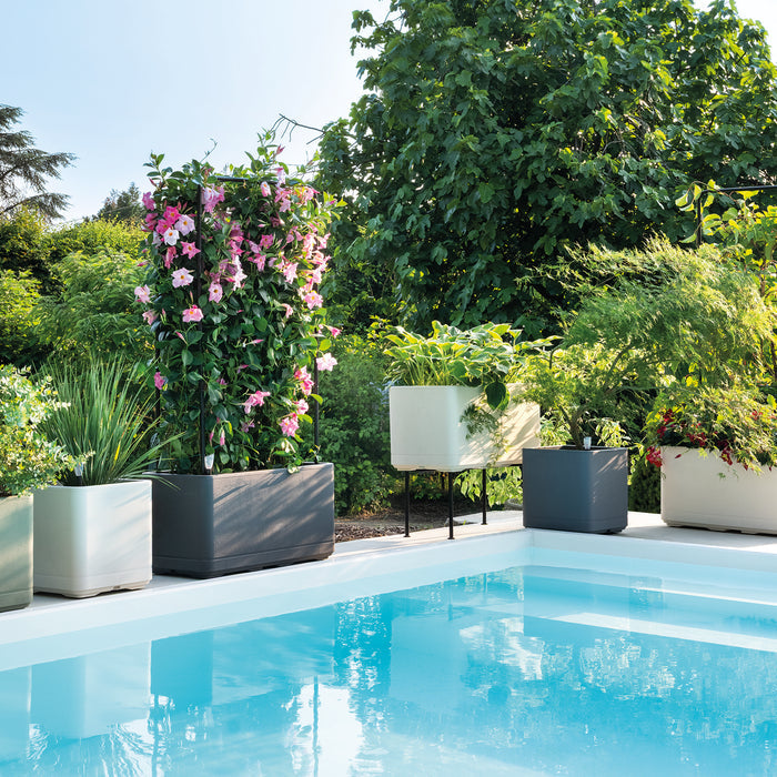 Cosmo Deck Planter 30.7" Pearl