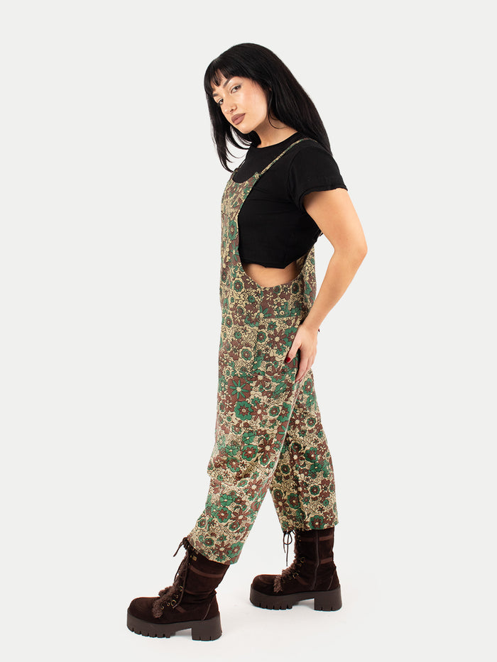 Cotton Flower Overalls | Purple-Image 2