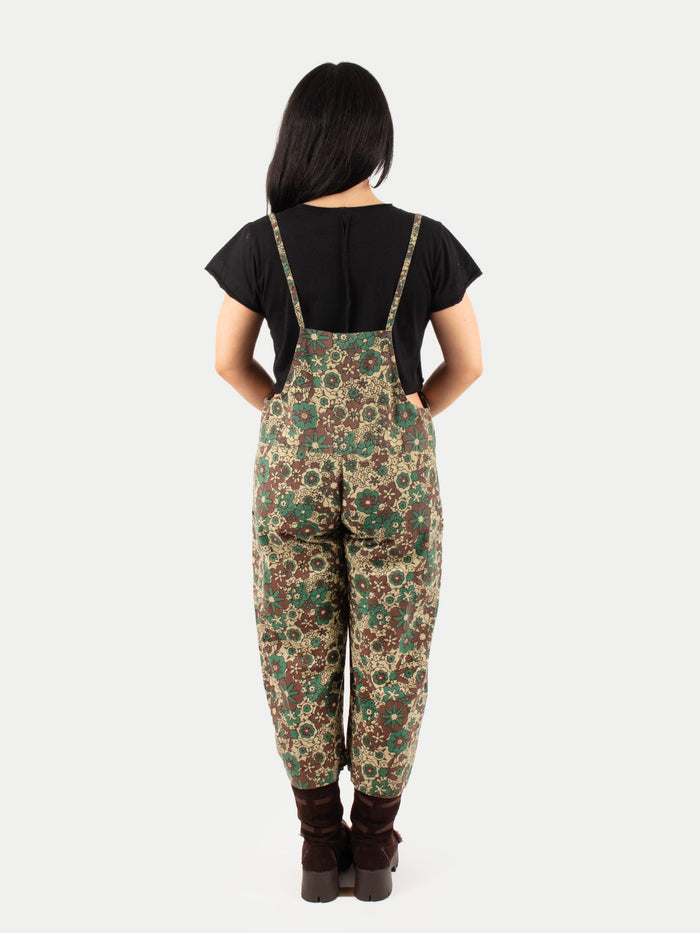Cotton Flower Overalls | Purple-Image 3