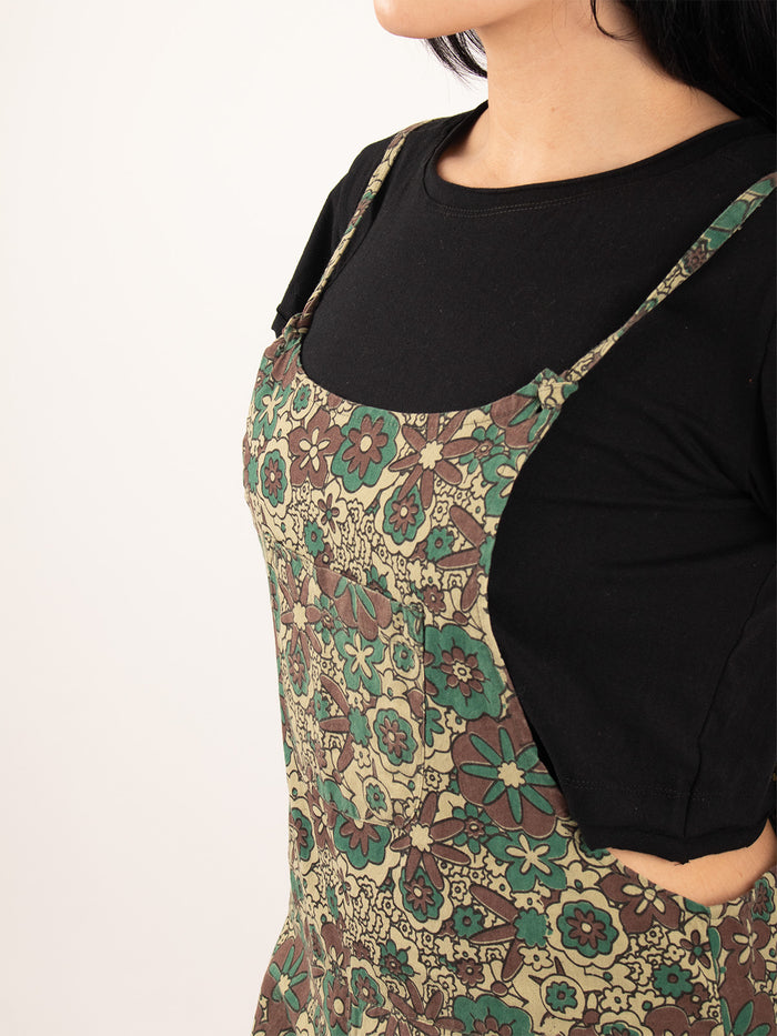 Cotton Flower Overalls | Purple-Image 4