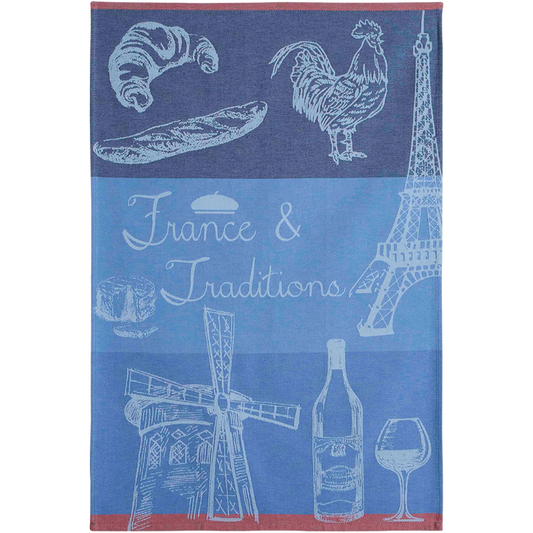 Coucke - France et Tradition Blue Tea Towel