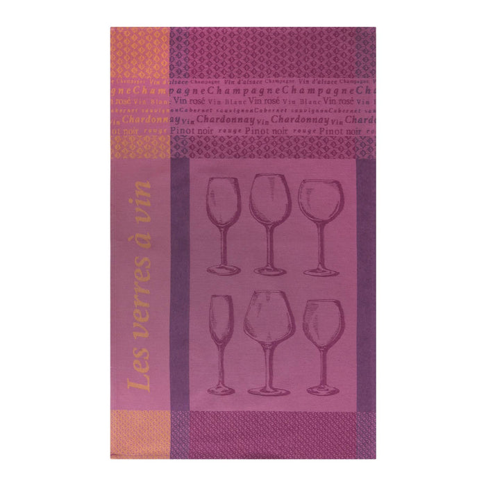 Coucke - Les Verres a Vin Tea Towel