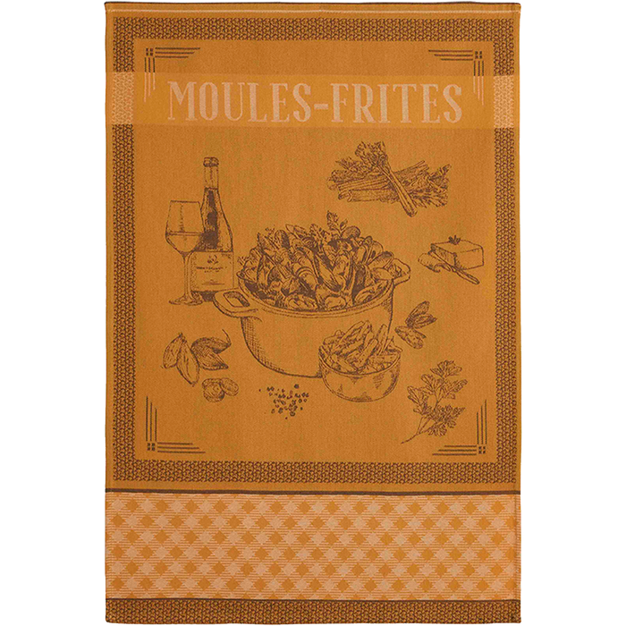 Coucke - Moules Frites Tea Towel