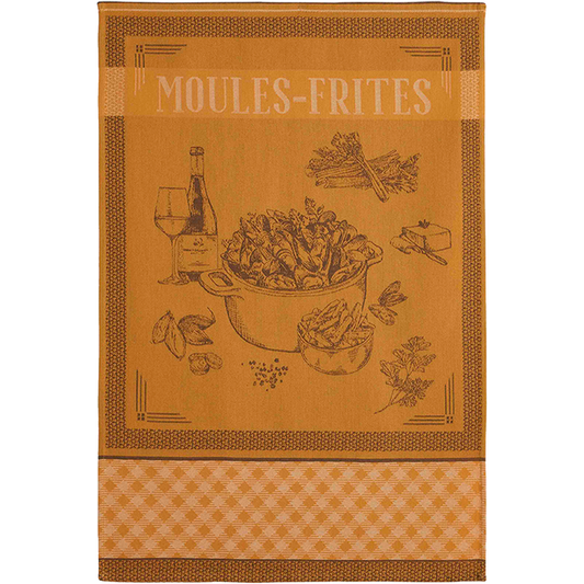 Coucke - Moules Frites Tea Towel