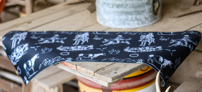 Cowboy Scene Drying Mat