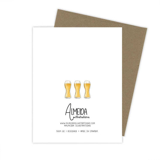 Craft Beer - Celebration, Father's Day Greeting Card - Magnolia Lane co. Home + Garden + Gift