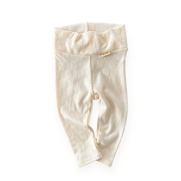 Cream Checkers Leggings