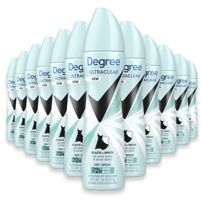 Degree Antiperspirant Deodorant Black & White - 3.8 oz - 12 Pack