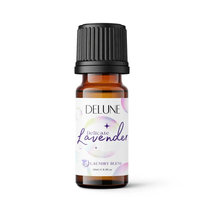 Delune Delicate Lavender Laundry Blend 10ml amber bottle