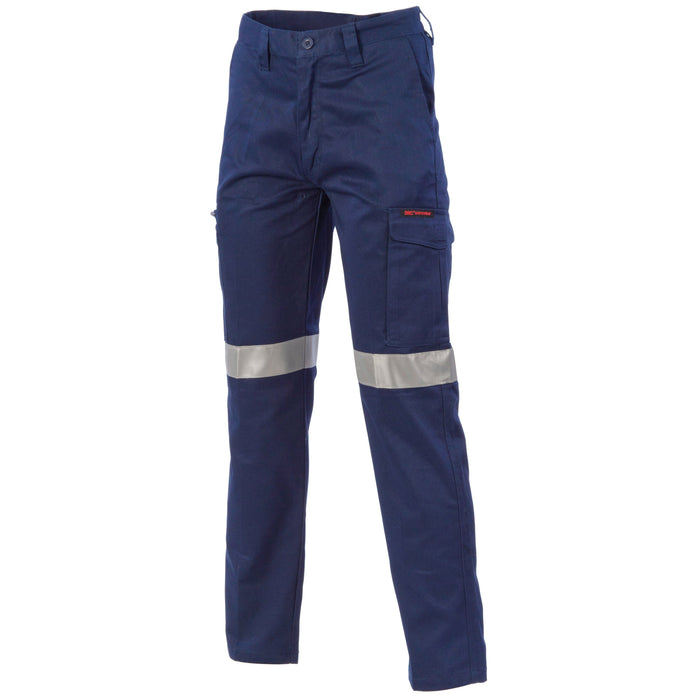 Digga Cool-Breeze Cargo Taped Pants with silver reflective stripes