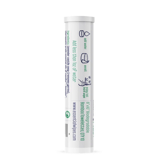 Discontinued - Essential Wipes Plus - 10 Pack Tube | Functional Botanicals