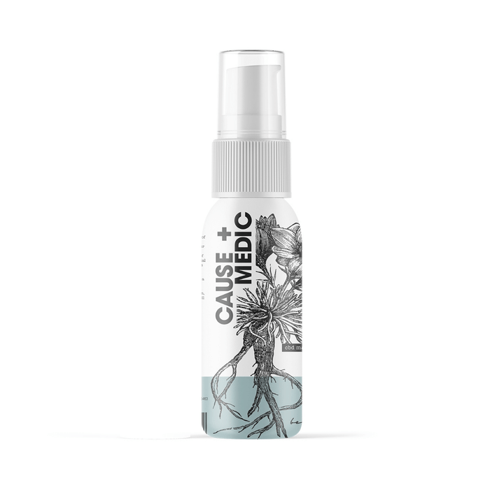 DISCONTINUED - Travel CBD Infused Massage Oil (3.4 oz) | Cause + Medic