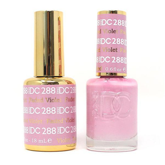 DND DC Premium set Gel Color Matching Polish Color - Faded Violet #288