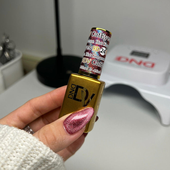 DND Diva Candy Collection 9D Cateyes #24 Hot Cinnamon
