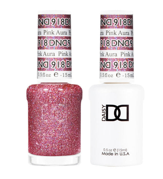 DND Gel Super Glitters #918 Pink Aura