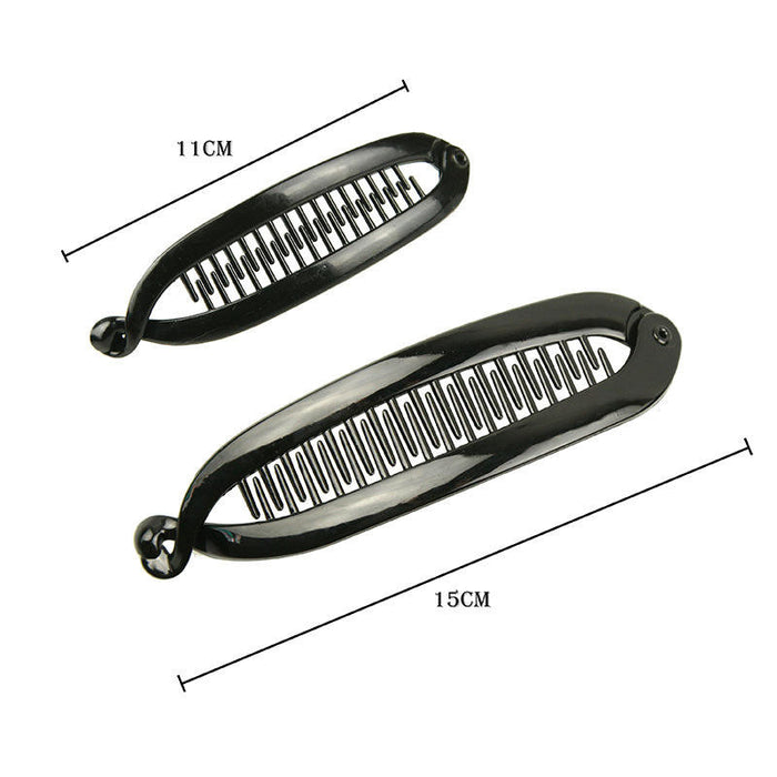 Done Sleek Hold Banana Clip 15cms - Black