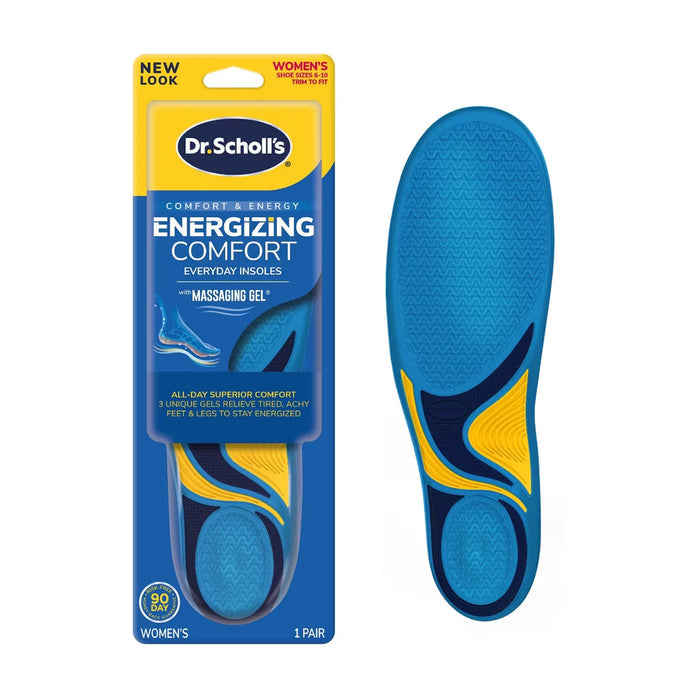 Dr. Scholl’s Energizing Comfort with Massaging Gel Insoles for Women 6 to 10 - 12 Pack