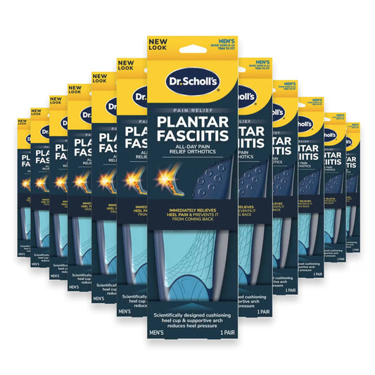 Dr. Scholl’s Plantar Fasciitis All-Day Pain Relief Orthotics for Men 8 to 13 - 12 Pack