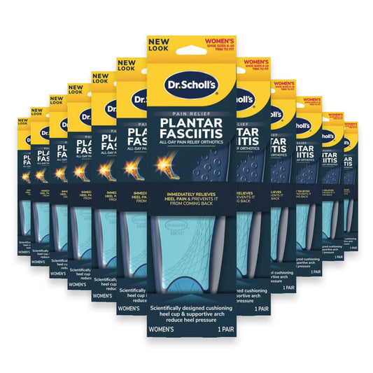 Dr. Scholl’s Plantar Fasciitis All-Day Pain Relief Orthotics for Women 6 to 10 - 12 Pack