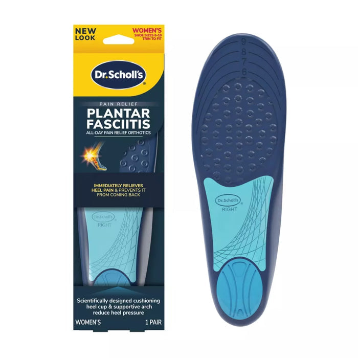 Dr. Scholl’s Plantar Fasciitis All-Day Pain Relief Orthotics for Women 6 to 10 - 12 Pack