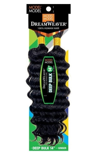 DreamWeaver 100% Human Hair Braids DEEP BULK 14"- 18" by MODEL MODEL