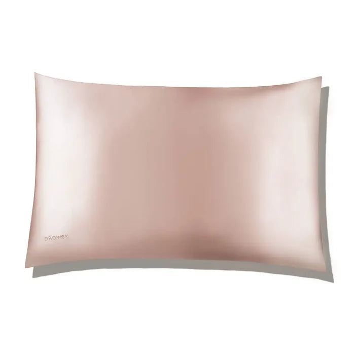 DROWSY Sunset Pink Silk Satin Pillowcase