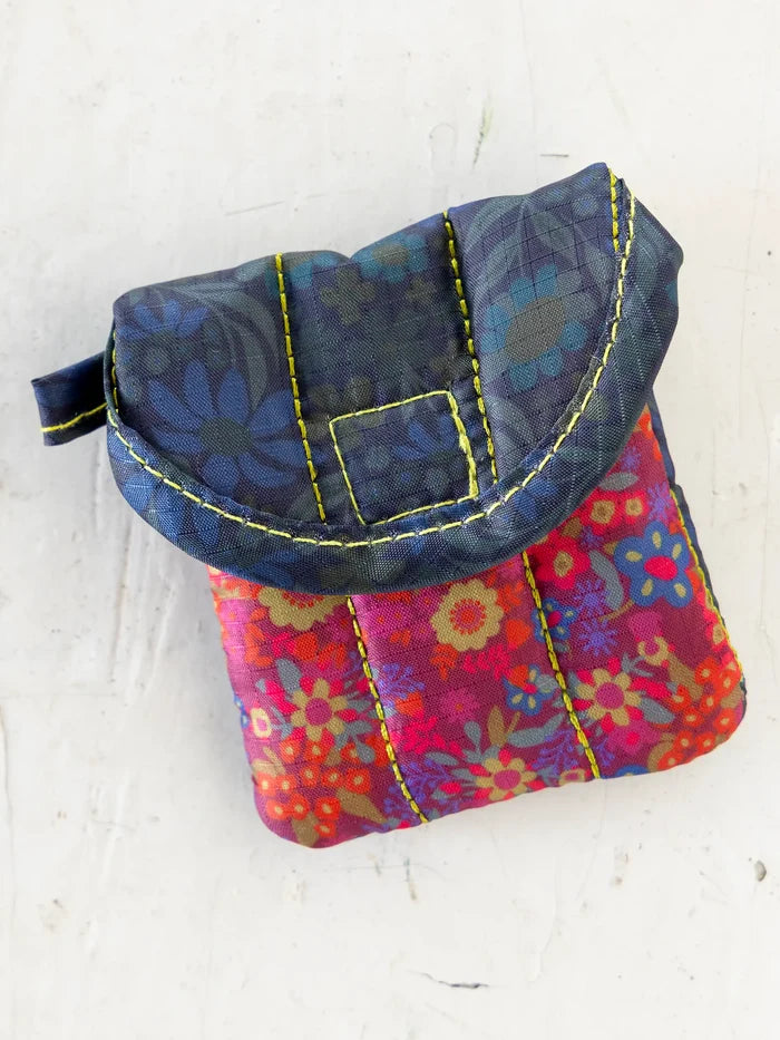 Earbud Case - Mauve Garden Floral-view 2