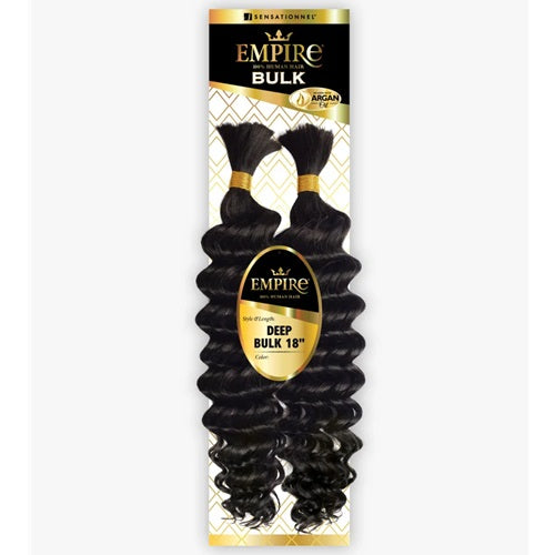 EMPIRE 100% Human Hair Braids - Deep Bulk 18" by SENSATIONNEL