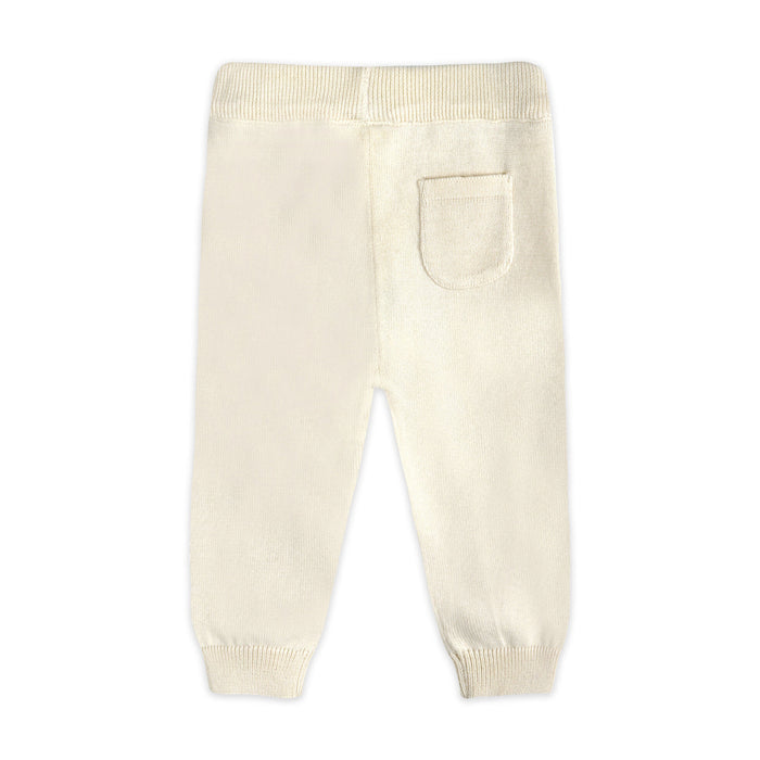 Everyday Sweater Knit Baby Pocket Pants (Organic Cotton) - Back
