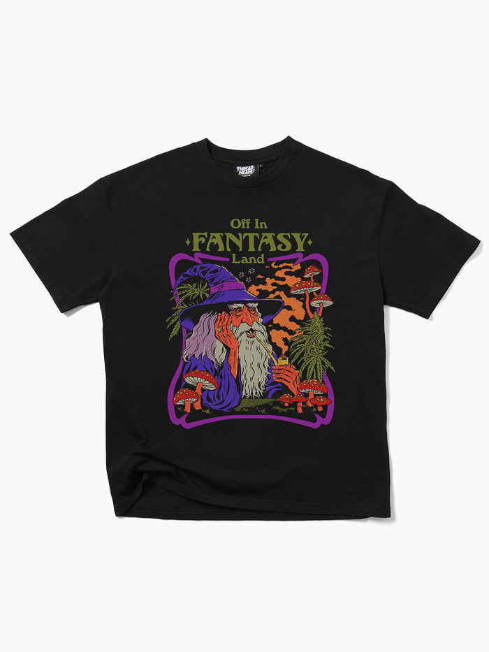Fantasy Land T-Shirt | Black-Image 1