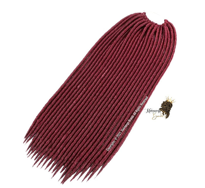 Faux Locs Braids  22inches Synthetic soft Crochet Hair